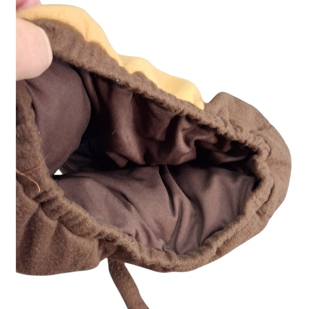 Kmart Toddler Monkey Costume 1-2 Years Brown Plush Halloween Animal Hood Tail - Picture 7 of 10